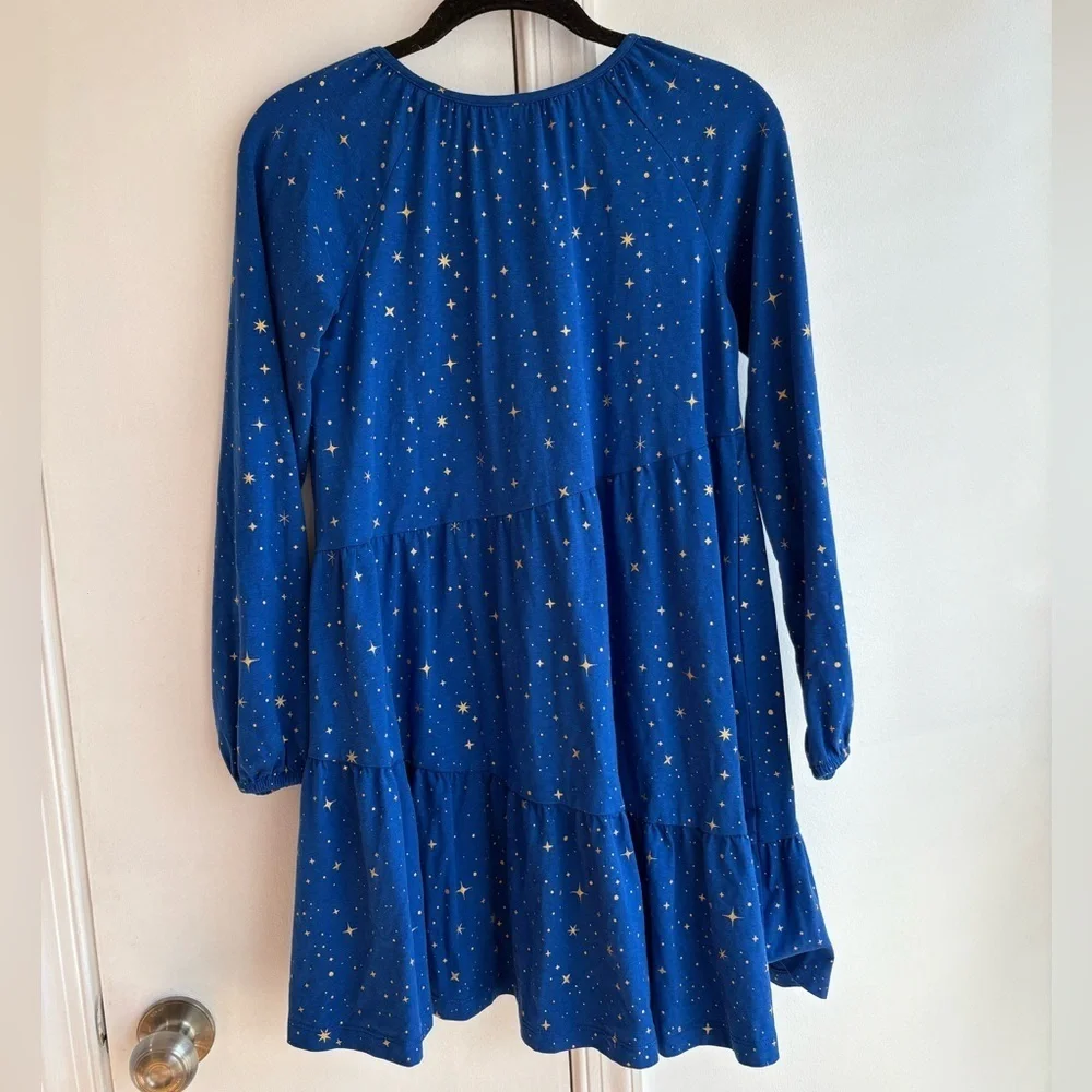 Hanna Andersson Blue Starry Kids Dress size 12